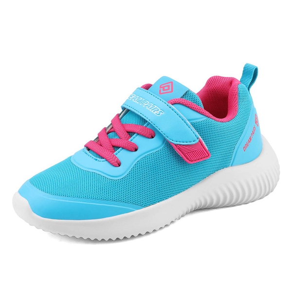 [EZ-Ons BreezeRunners] Breathable And Lightweight Kids Running Sneakers - BABY BLUE -  0